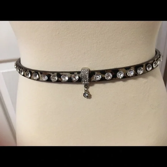 🛍. Decorative Rinestone Belt EUC - Picture 3 of 3